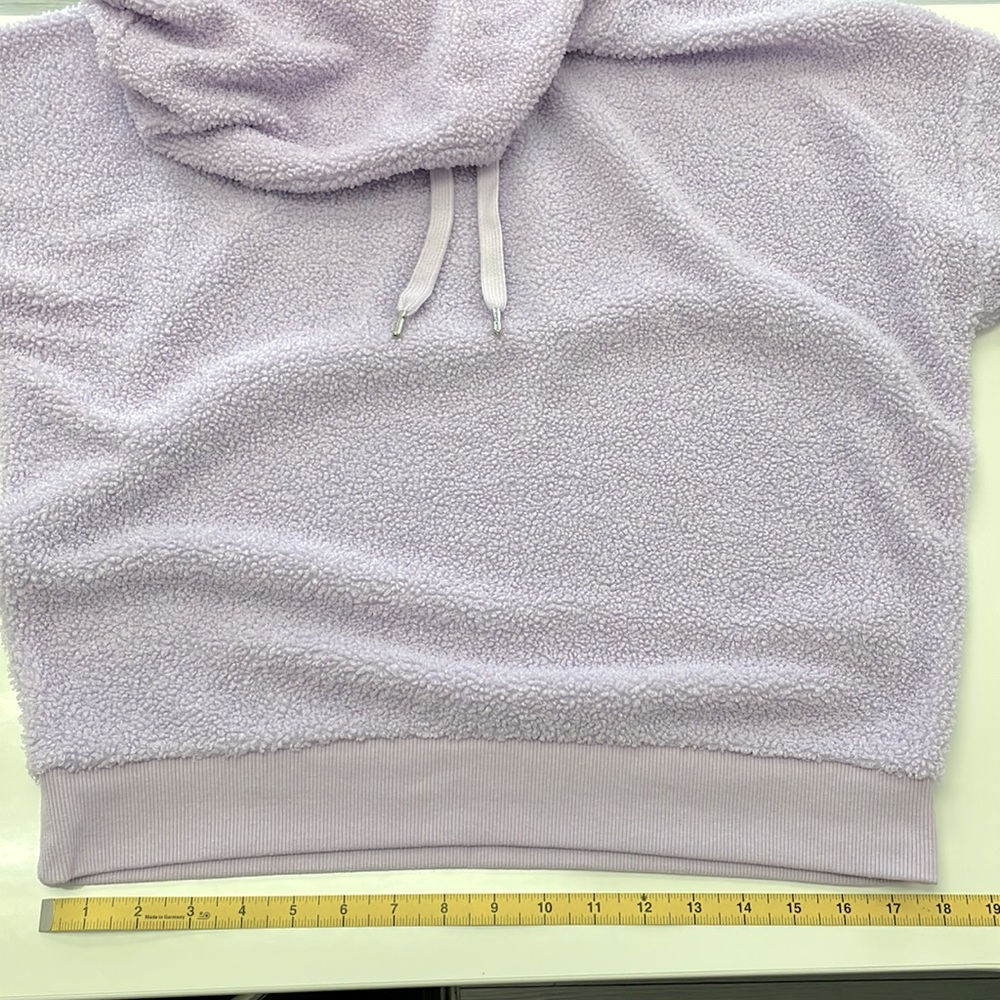 Teddy Fabric Pullover Hoodie - Picture 9 of 12